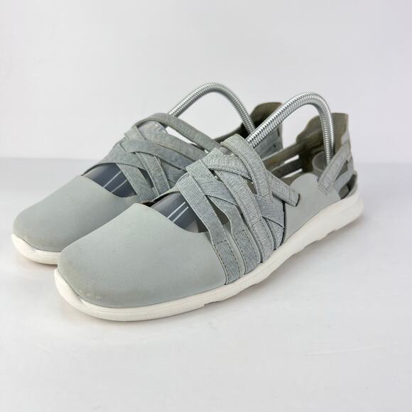 Merrell Flora Kye Weave Slip On Walk Sneakers Flats Size 9 Mary Jane Shoes - Picture 4 of 9